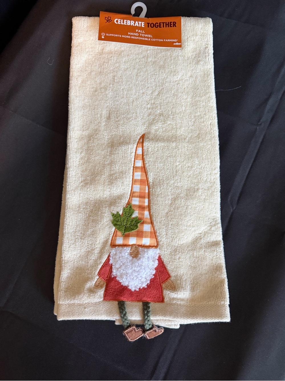 Fall Gnome Hand Towel - NWT